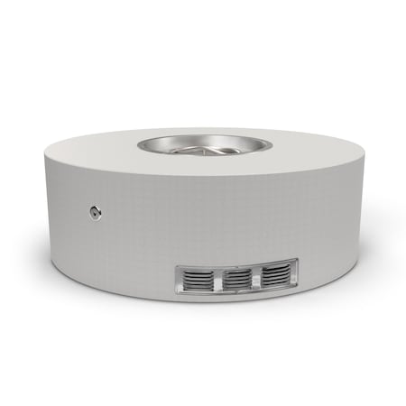 The Outdoor Plus 72 Round Florence Fire Pit, Hardieboard & Steel Frame, Spark Ignition with Flame Sense, Liquid Propane OPT-RL72PBFSEN-LP